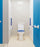 AKW Close Coupled Ambulant Doc M Pack Fluted White
