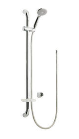 AKW Care Shower Accessory Kit with rail Chrome 2m Hose - Adaptation Supplies