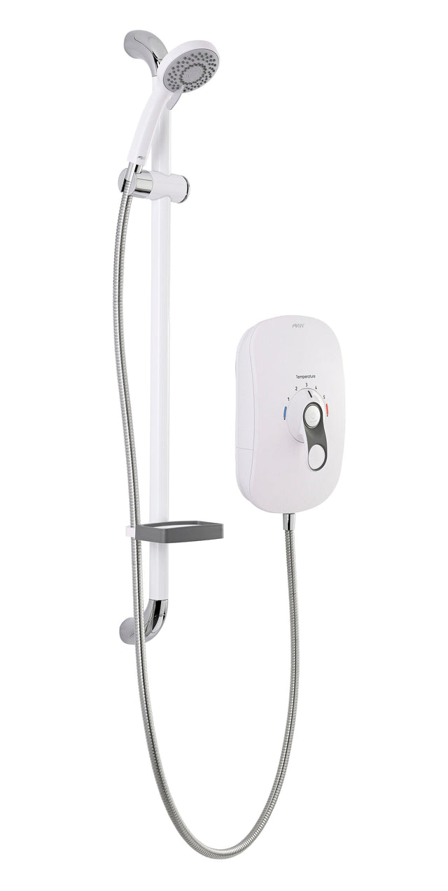AKW SmartCare Lever Care Electric Shower 9.5kW and Wireless Pump Module - Adaptation Supplies
