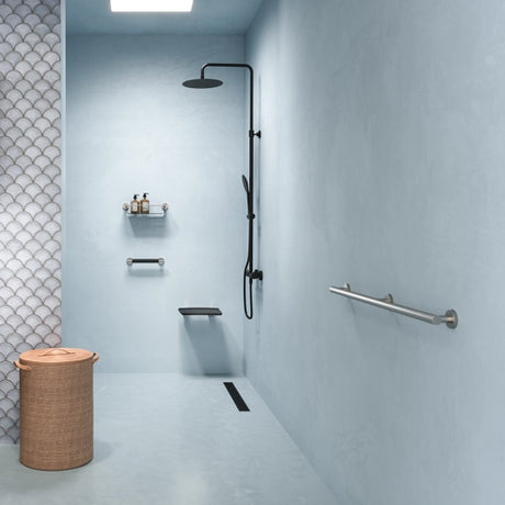 seat in modern bathroom