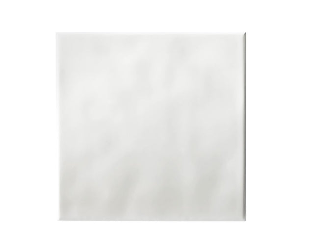 White tile on a white background