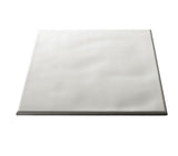 White tile angled on a white background