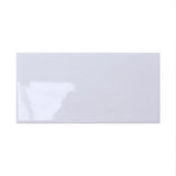 white gloss tile on white background