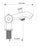 AKW Thermostatic Peg Lever Bath Shower Mixer Tap (excluding kit)