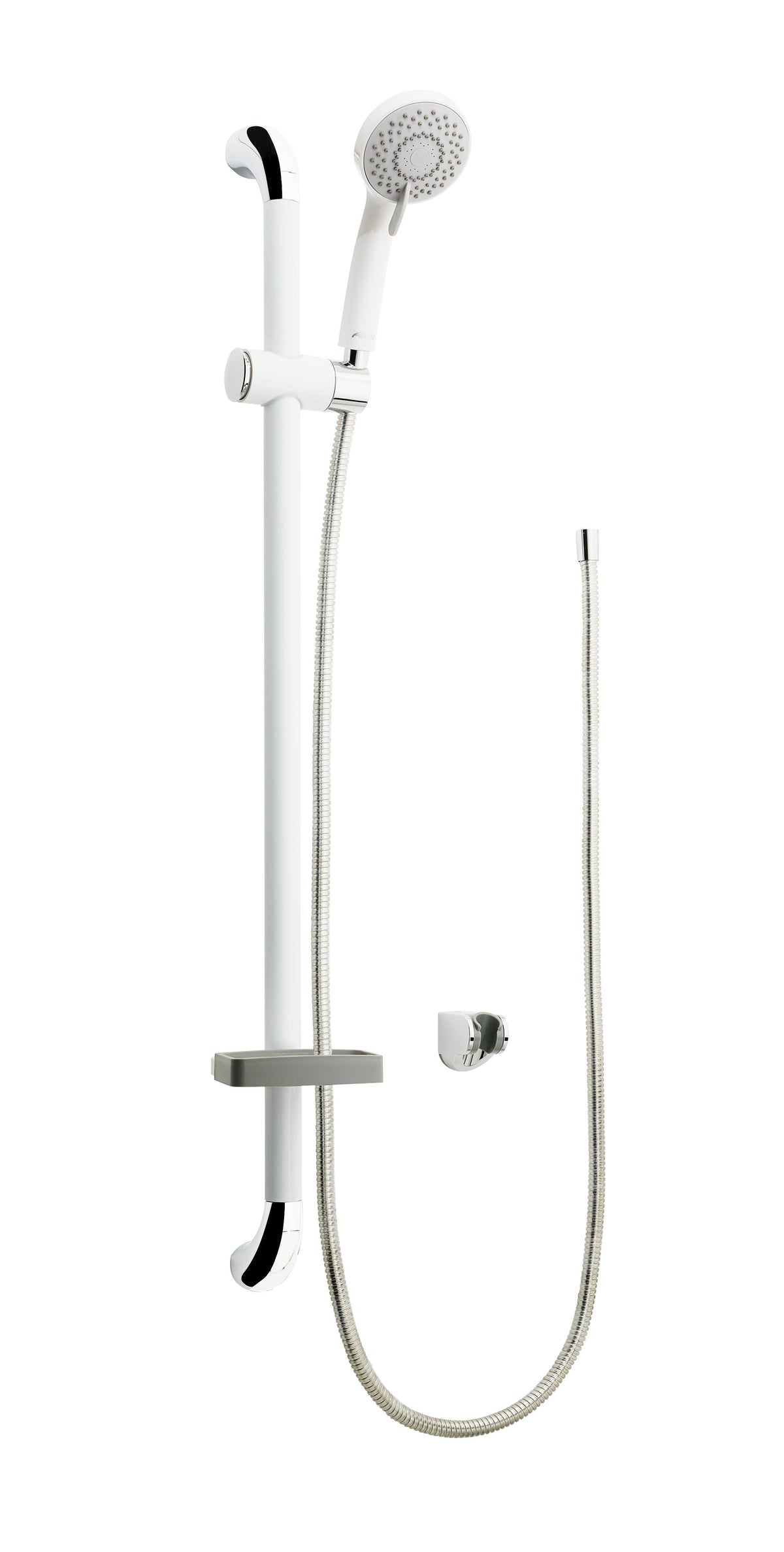 Buy AKW Care Shower Accessory Kit With Rail White 2m Hose Online