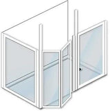 MOD 4 XXP Half Height Shower Doors - Adaptation Supplies