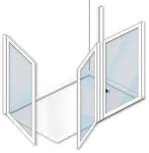 MOD 5 Half Height Shower Doors - Adaptation Supplies