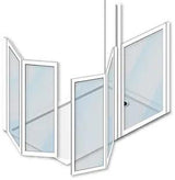 MOD 7 Half Height Shower Doors - Adaptation Supplies