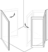 MOD 10 Half Height Shower Doors - Adaptation Supplies