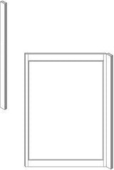 MOD 12 Half Height Shower Doors - Adaptation Supplies