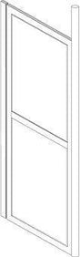 MOD 2 Full Height Shower Doors - Adaptation Supplies
