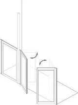 MOD 3 Half Height Shower Doors - Adaptation Supplies