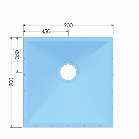 AKW Tuff Form Wetroom Former with GW90 Low Depth Gravity Waste & Adaptor - Adaptation Supplies