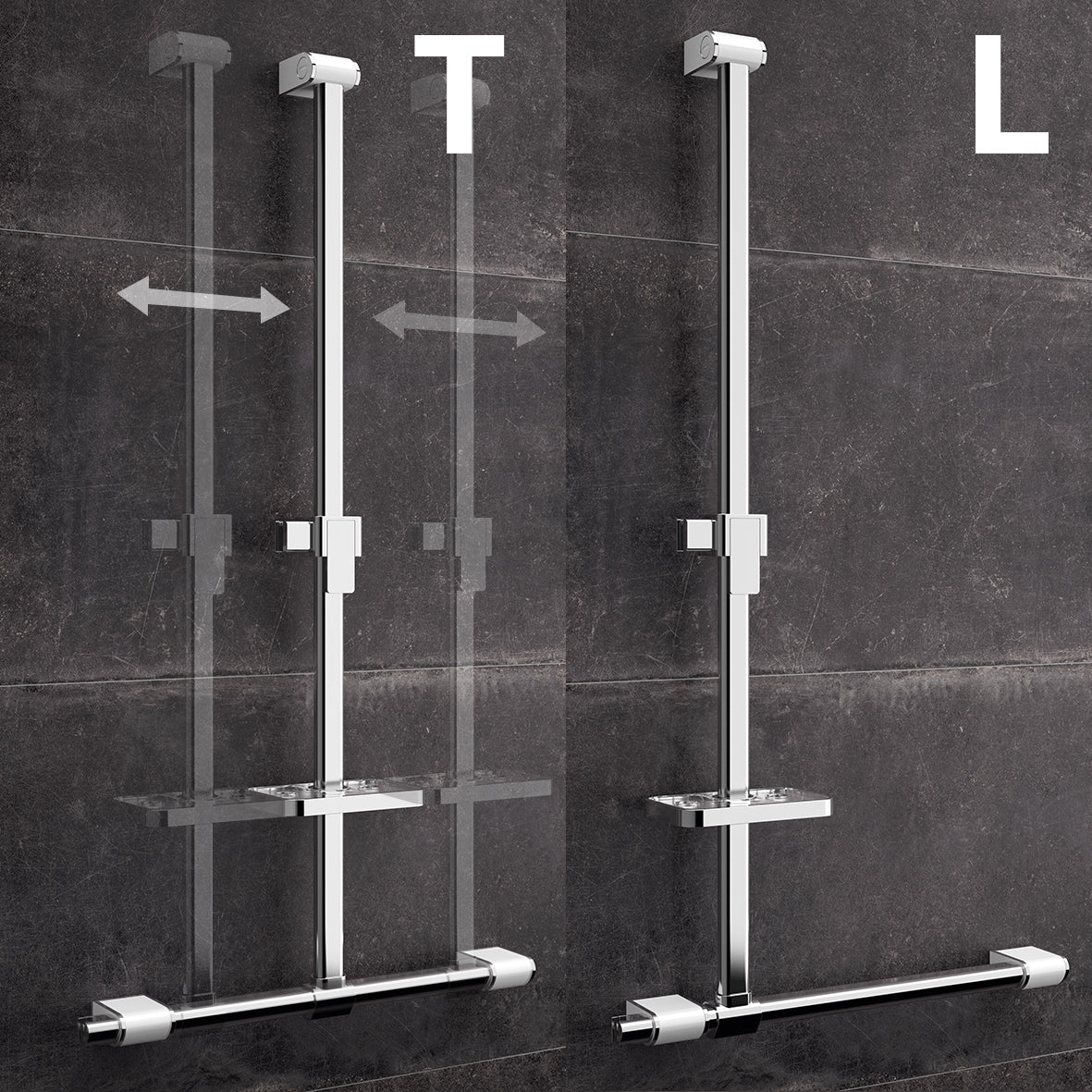 Grab rail in T & L posiiton