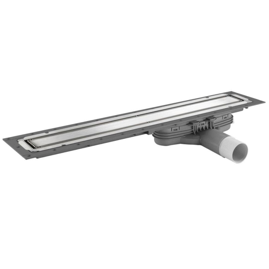 A titled linear drain kit