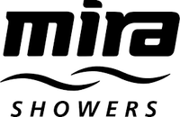 Mira Showers logo with black text on a white background