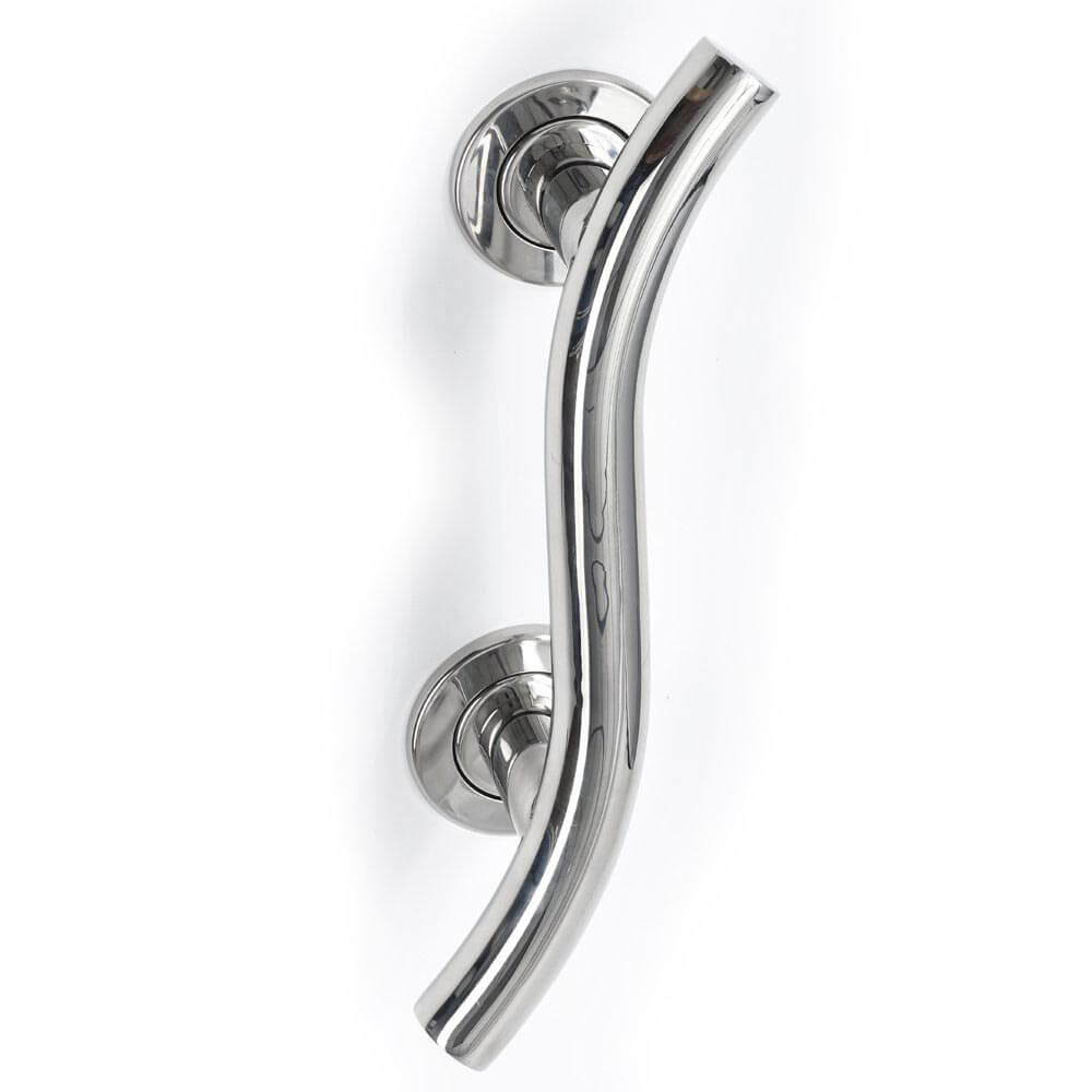 NRS Spa Stainless Steel Grab Rail - Curved