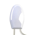 White waste pump on white background