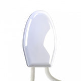 White waste pump on white background