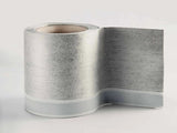 Roll of gray tape on a white background