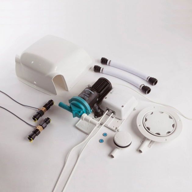 shower pump kit components