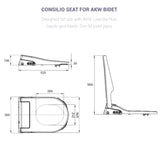 AKW Side-Entry Bidet Seat