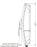 AKW SmartCare Lever Electric Shower White 9.5kw Wireless with M11 Pump - No Waste