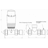 Kartell K-Design Thermostatic Radiator Valve Twin Pack
