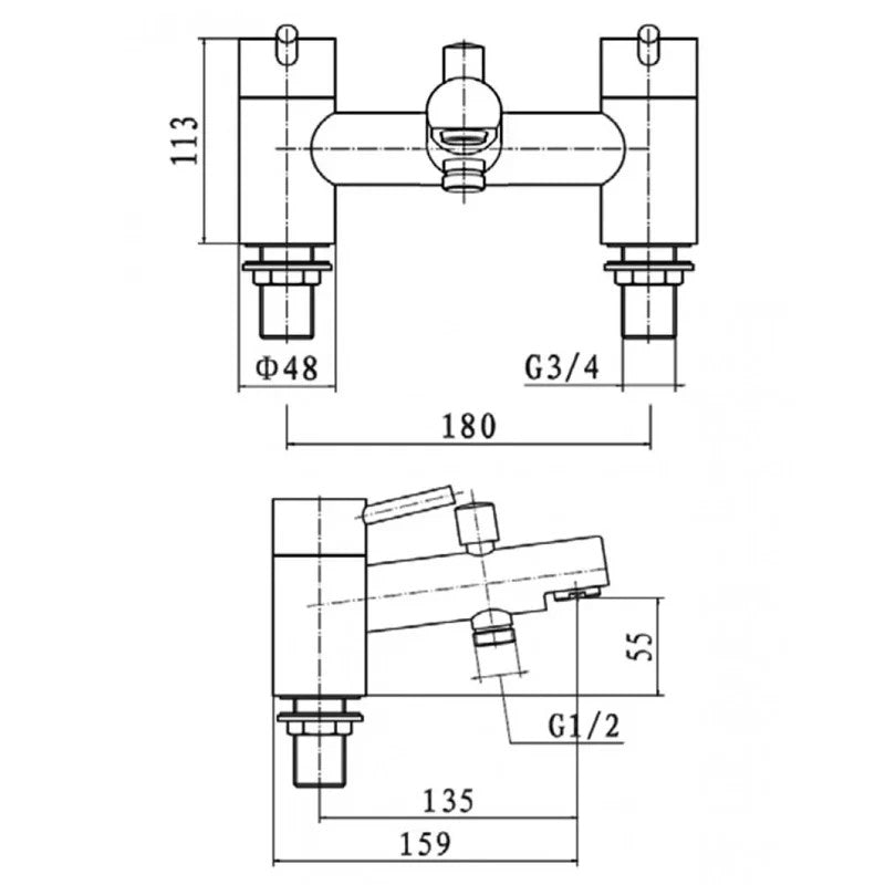 Kartell Plan Bath Shower Mixer