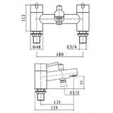 Kartell Plan Bath Shower Mixer
