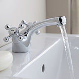 water flowing from tap