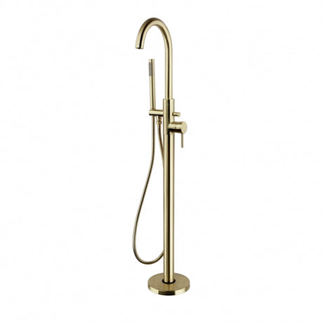 Brass tap and shower