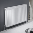White radiator in modern setting