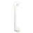 AKW Plastic Fluted White Grab Rail