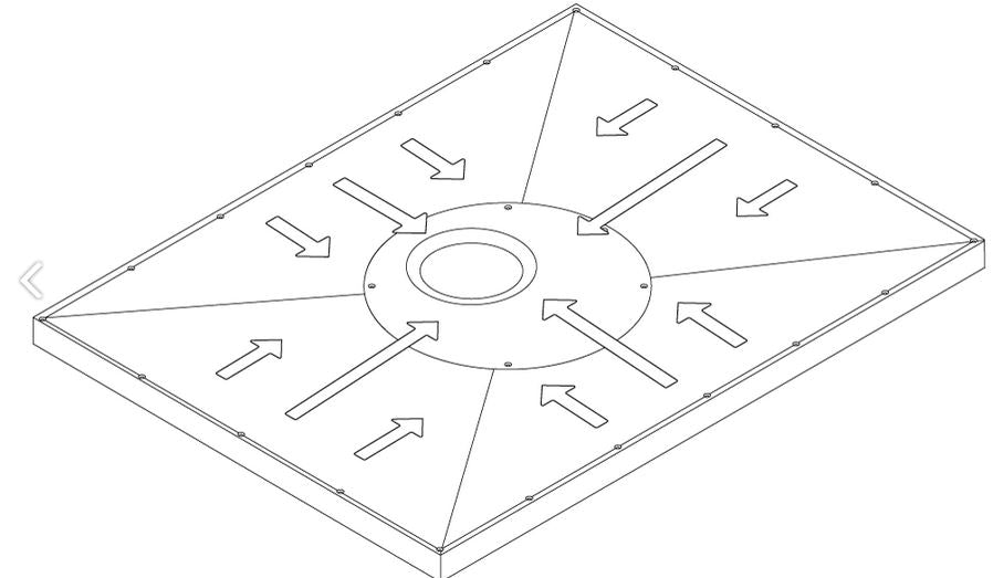 Impey Level-Dec Easyfit Wetroom Floor Former Tray