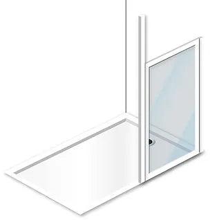 MOD 2 Half Height Shower Doors - Adaptation Supplies