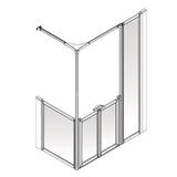 AKW Option YF Full Height Shower Screens