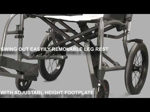 ASL Mobility Apollo Attendant-Propelled Super-Light Folding Wheelchair