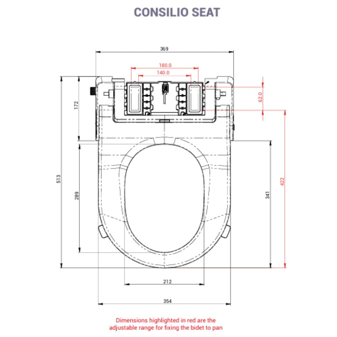 AKW Side-Entry Bidet Seat