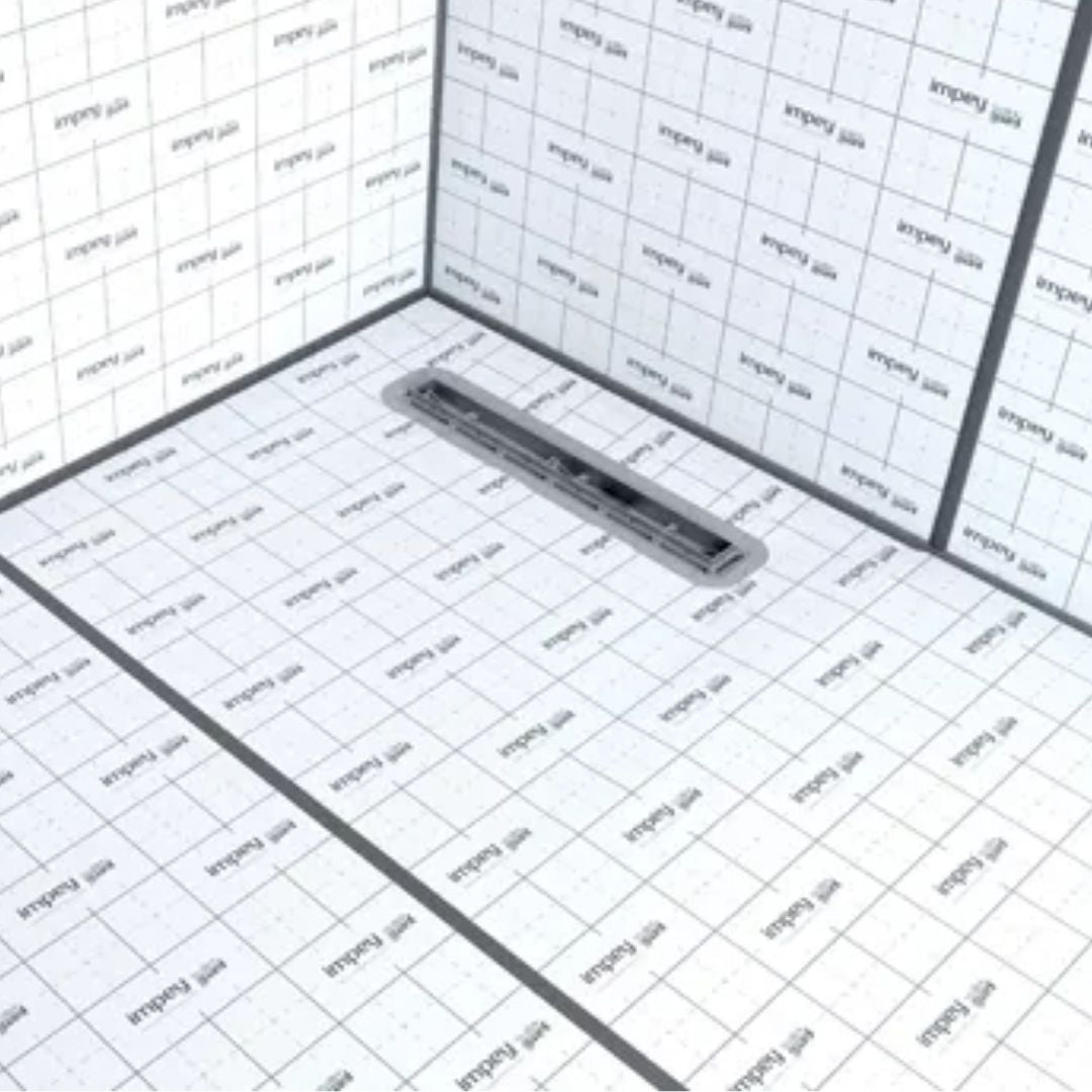 waterguard layed in wetroom
