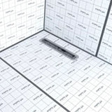 waterguard layed in wetroom