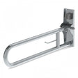 AKW Hinged Fold-Up Double Hairpin Rail 32mm Stainless Steel - Adaptation Supplies