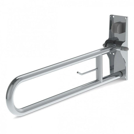 AKW Hinged Fold-Up Double Hairpin Rail 32mm Stainless Steel - Adaptation Supplies