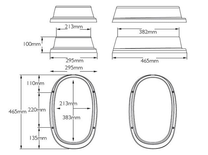 IP100 Impey Toilet Plinth 100mm - Adaptation Supplies