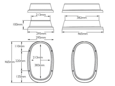 IP100 Impey Toilet Plinth 100mm - Adaptation Supplies