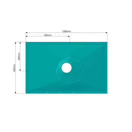 AKW Tuff Form8 With Wetroom Floor Former TF75 Stainless Steel Waste - Adaptation Supplies
