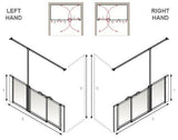AKW Option PW 750mm High Shower Screen - Adaptation Supplies Ltd
