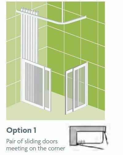 Impey Option 1 750mm High Shower Screens - Adaptation Supplies Ltd