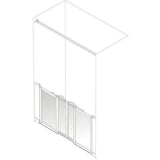 AKW Option SN Sliding 750mm High Shower Screens - Adaptation Supplies Ltd
