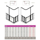 AKW Shower Screens Option B - Adaptation Supplies Ltd
